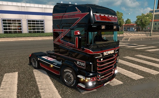 Скин Old School Scania RJL для Euro Truck Simulator 2
