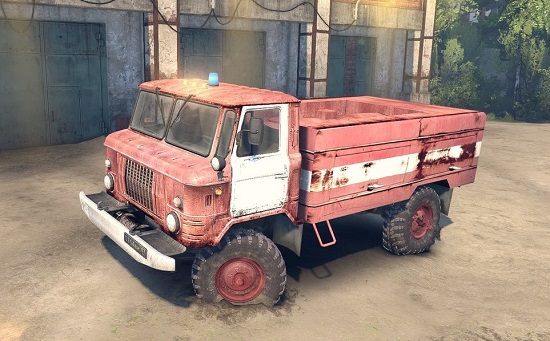 ГАЗ-66 АЦ для Spin Tires