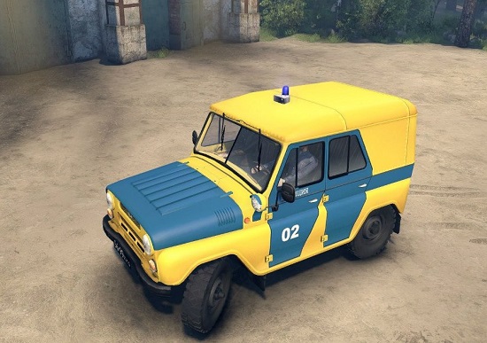 УАЗ 469Б для Spin Tires