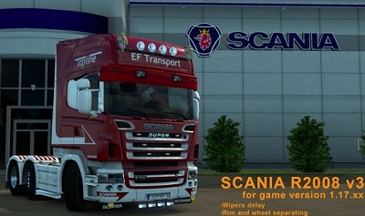 Scania R 2008 v3.0 для Euro Truck Simulator 2