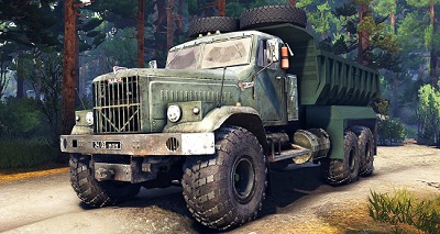 КРАЗ-255 v3.0 грузовик для Spin Tires