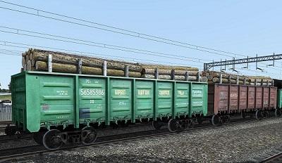Полувагон v0.9 пак вагон для Train Simulator 2015