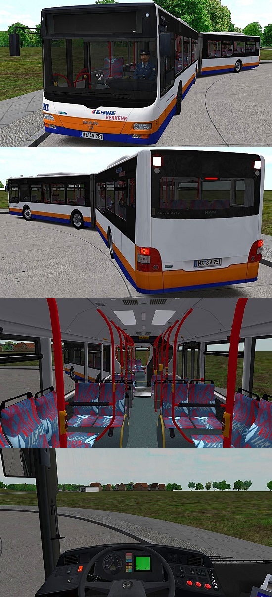 MAN Lion's City автобус для OMSI 2