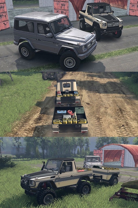 Mercedes G320 CDI v1.0 для Spin Tires