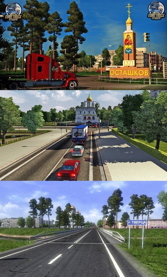 RusMap 1.5 v1.18 для Euro Truck Simulator 2