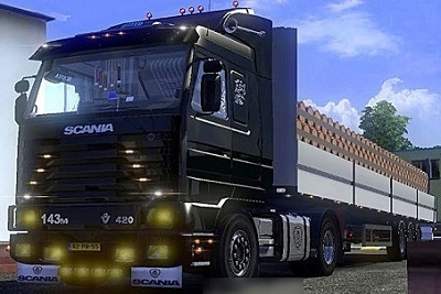 Scania 143M 420 грузовик для Euro Truck Simulator 2