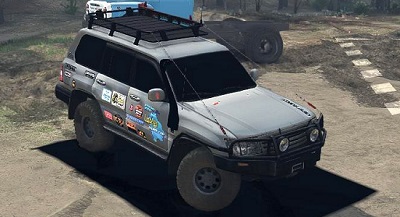 Toyota Land Cruiser 105 v2 джип для Spin Tires