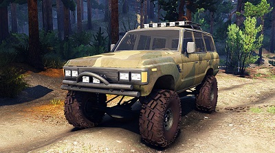 Toyota Land Cruiser 60 v1.1 джип для Spin Tires