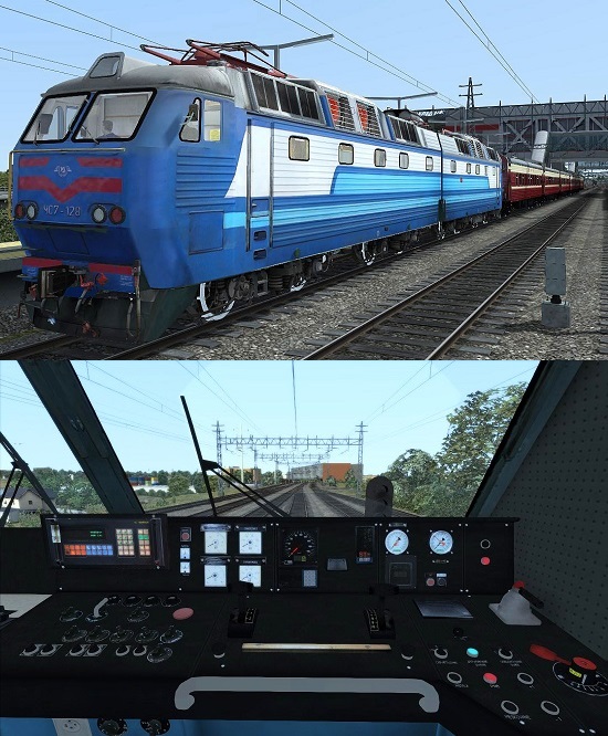 ЧС7-128 электровоз для Train Simulator 2015