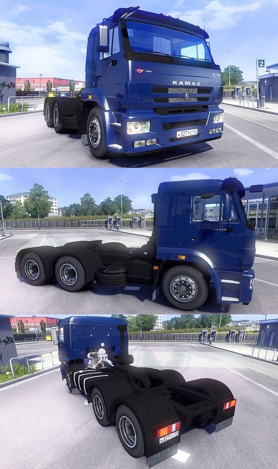 Камаз-5460 1.18 грузовик для Euro Truck Simulator 2