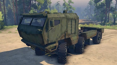 КамАЗ-63968 Typhoon 6x6 Self Loader 1.0 для Spin Tires