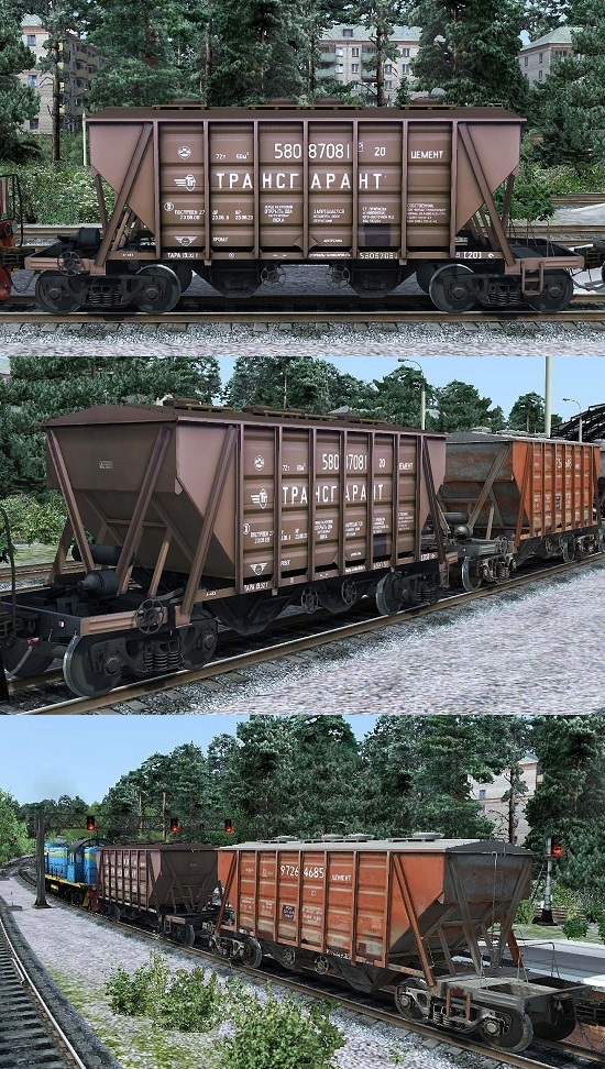 Хоппер 19-758 вагон для Train Simulator 2015