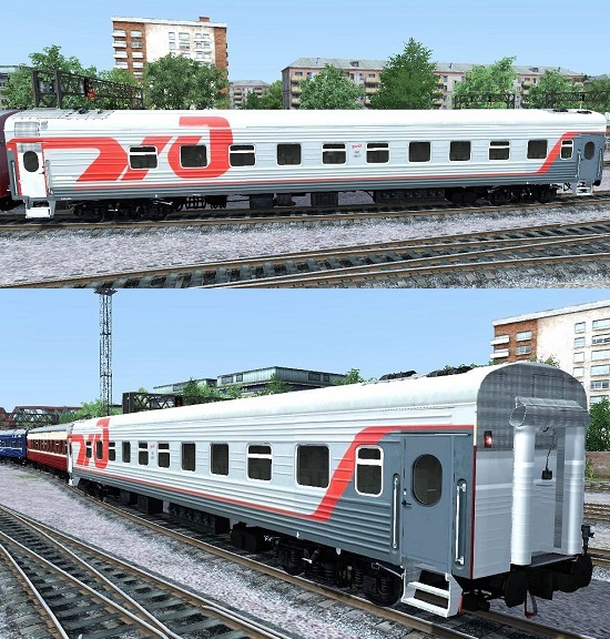 Купейный вагон 61-4179 РЖД для Train Simulator 2015