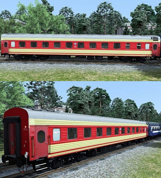 Купейный вагон 61-4179M 02518663 для Train Simulator 2015