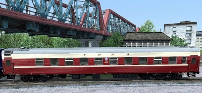 Купейный вагон 61-4179M УРАЛ для Train Simulator 2015