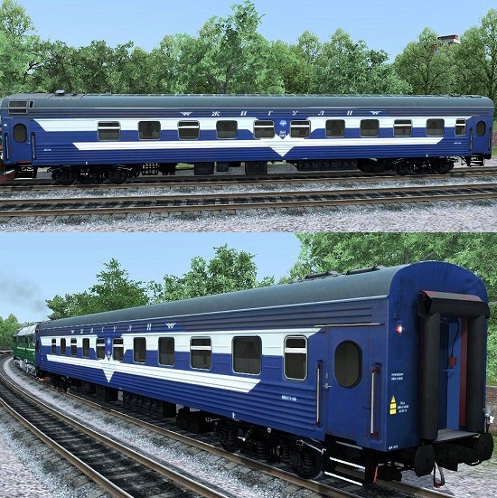Купейный вагон 61-4179M Жигули для Train Simulator 2015