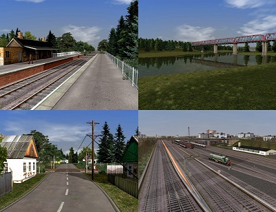 Лесной край маршрут для Train Simulator 2015
