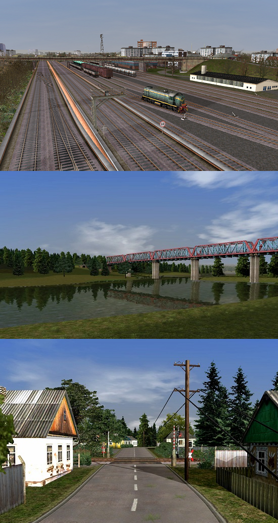 Лесной край маршрут для Train Simulator 2015