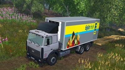 МАЗ 5516 A8 v1.0 грузовик для Farming Simulator 2015