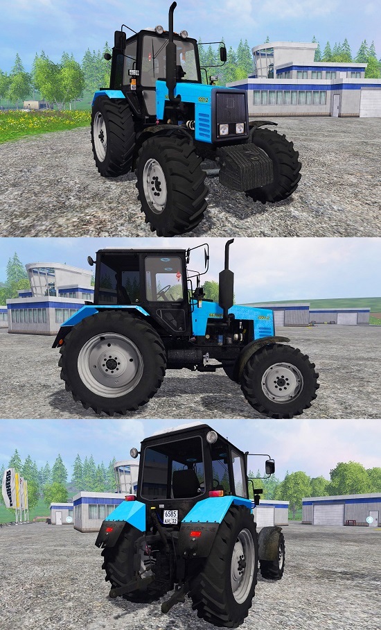 МТЗ-1221.2 v2.0 трактор для Farming Simulator 2015