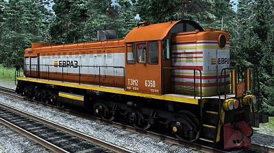 ТЭМ2-6350 Евраз тепловоз для Train Simulator 2015