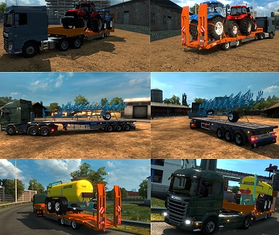 Agricultural Trailer Mod Pack v 2.0 для Euro Truck Simulator 2