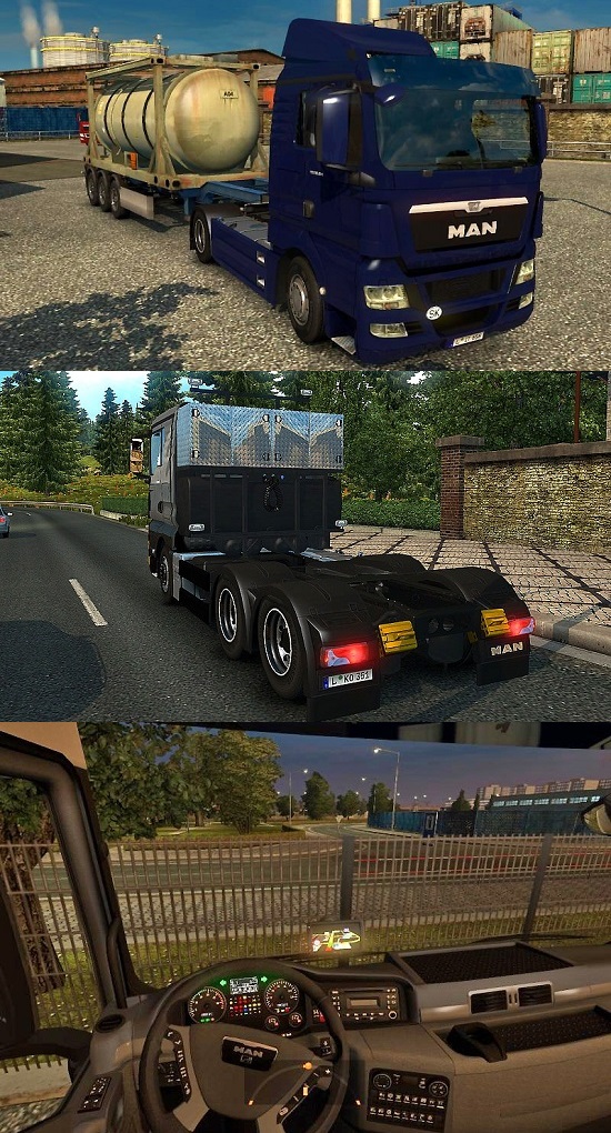 Man TGX Reworked v1.8(v1,19) для Euro Truck Simulator 2