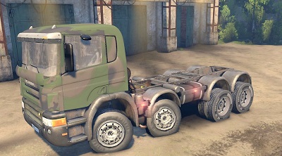 Scania Timber грузовик для Spin Tires 13.04.15