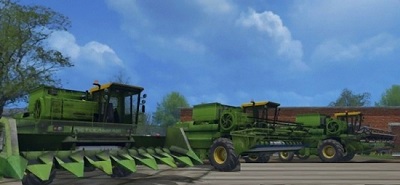 Дон 1500 А4 Зеленый v2.0 комбайн для Farming Simulator 2015