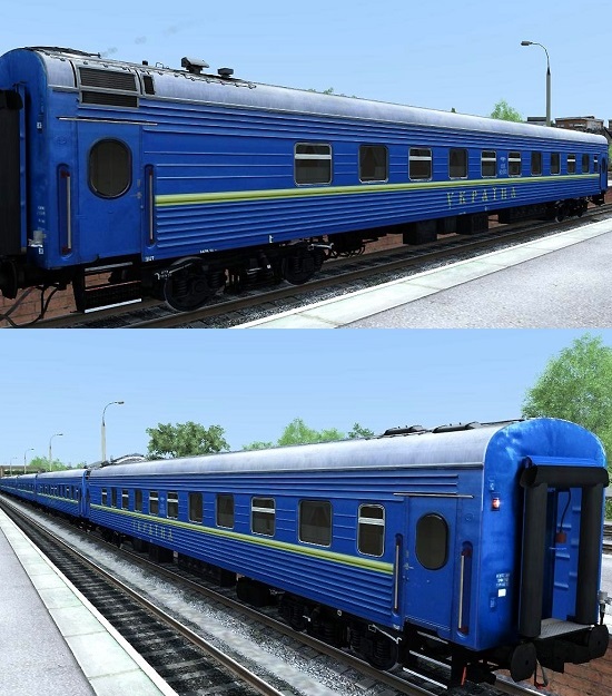 Купейный вагон 61-4179 03382033 для Train Simulator 2015 