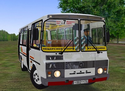 ПАЗ-32054 Глобальная переделка автобус для OMSI 2