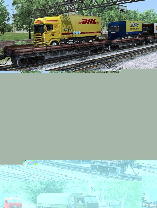 Платформа 13-401 Транспорт для Train Simulator 2015