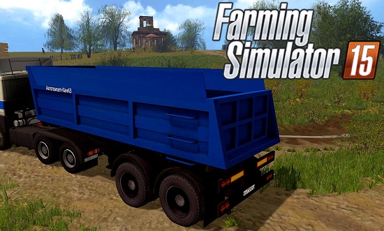 СЗАП 9517 полуприцеп для Farming Simulator 2015