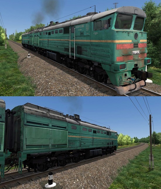 2ТЭ10М 3446 тепловоз для Train Simulator 2015