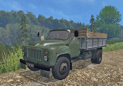 ГАЗ-53 Хаки грузовик для Farming Simulator 2015