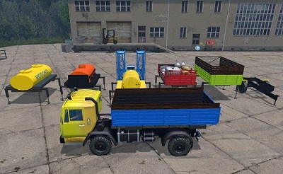 КАЗ-4540 Пак для Farming Simulator 2015