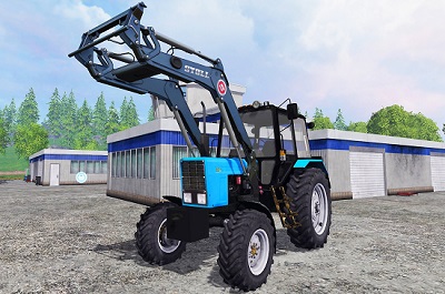 МТЗ-82.1 фронтальный погрузчик v2.0 для Farming Simulator 2015