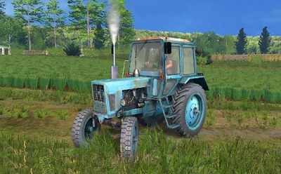 МТЗ 80 синий v2.0 для Farming Simulator 2015