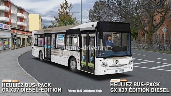 омси 2 мод автобус Add-on Heuliez Bus-Pack GX x37 Diesel-Edition для omsi 2
