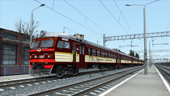 TS2021 мод перекраска ЭР2-1047 для Train Simulator 2021