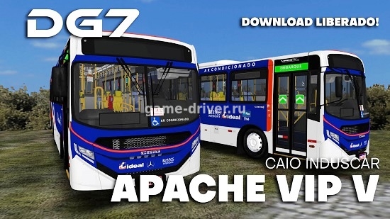 омси 2 мод bus CAIO APACHE VIP V - MBB OF-1519 EURO V (Viação Ideal) OMSI 2