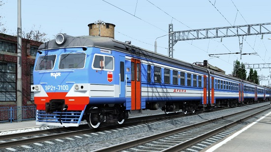 TS2021 мод перекраска ЭР2-7100 для Train Simulator 2021