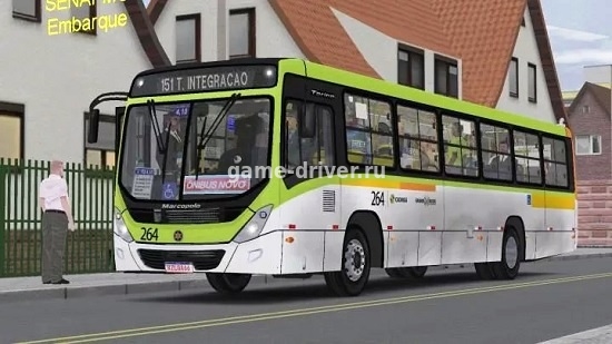 омси 2 мод автобус MARCOPOLO Torino 2018 (S) – MBB OF-1721 BT5 omsi 2