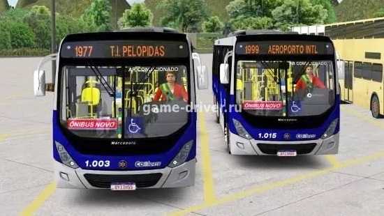 омси 2 мод автобус Marcopolo Torino S Volvo B270F BRT – Padrão Cidade Alta для omsi 2