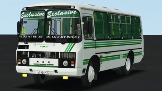 omsi 2 mod автобус ПАЗ 32053 (колхоз 070) для омси 2