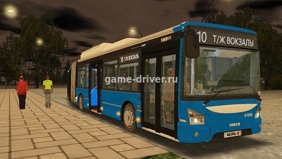 омси 2 мод автобус Iveco Urbanway 18m CNG NP для omsi 2