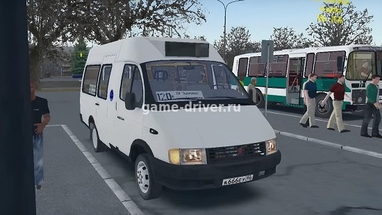 omsi 2 mod микроавтобус Газель Рута СПВ-15 для омси 2