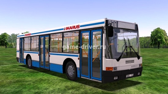 omsi 2 mod buses Ikarus 411.P2, 411.08 для омси 2