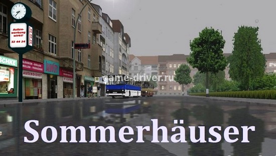 омси 2 мод карта Sommerhäuser v0.2 для OMSI 2