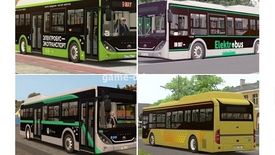омси 2 мод автобус Yutong E10I(ZK6106BEVG) для omsi 2 (+ перекраски)